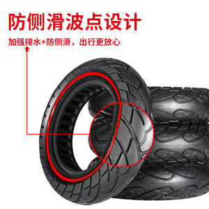 Neumático de panal Nedong 10x2.125 para scooter eléctrico, sin aire y con absorción de impactos - Product Image 4