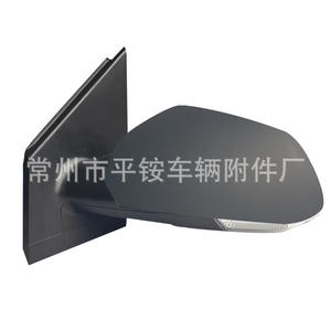 Ensemble de rétroviseurs Volkswagen 879400C460, miroir plat ABS noir pour POLO 06-11, remplacement et réparation - Product Image 1