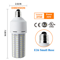 Ampoule LED Corn E27/E28 20W 30W, indice d'étanchéité IP65, pour éclairage de bureau, garage, chantier, plantes