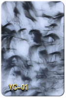 Panneau acrylique PMMA de haute qualité, écologique, asymétrique, à motifs colorés UV, 3 mm, taille personnalisable, découpe, décoration d'hôtel