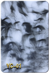 Tablero Acrílico PMMA Asimétrico de Alta Calidad con Patrón Colorido UV de 3 mm para Decoración de Hoteles - Product Image 2