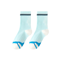 Chaussettes de sport respirantes personnalisées en maille, anti-humidité, avec soutien de la voûte plantaire, amortissantes, antidérapantes, pour la course à pied