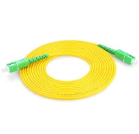 Suministro de fábrica Conector SC Cable de conexión de fibra óptica Monomodo G652D G657A 4G/3G/Red Wi-Fi FTTH RoHS Certificado 3 años