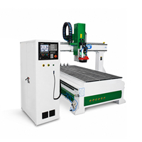Fresadora CNC de 4 Ejes Jinan Mosencnc con Cabezal Giratorio de 180 Grados, Motor de Husillo ATC de 9kW, Mesa de Vacío para Máquina de Tallado de Madera 3D 1325