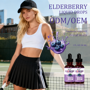 Gotas Líquidas de Sabugueiro (Sabor de Mirtilo) - Suplemento Dietético para Suporte Imunológico e Saúde Geral |   1 Fl oz (30mL) |   OEM/ODM - Product Image 2