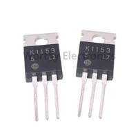 Circuits intégrés IC Puce MOS Tube à effet de champ 450V 3A MARQUE K1153 TO-220 2SK1153 Pièces électroniques