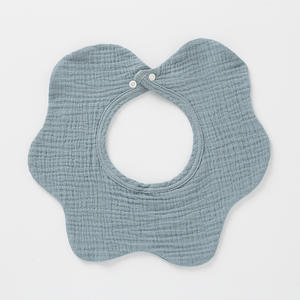 Nouveau-né bébé mousseline bavoirs coréen couleur unie bébé garçons filles <span class=keywords><strong>Blouse</strong></span> Burp tissu nouveau-nés alimentation salive serviette - Product Image 2