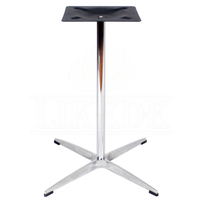 Base de table latérale en aluminium, base de table croisée pour table de réception, de conférence, de réunion ou de négociation