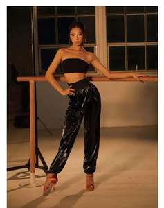 Pantaloni Termici Neri <span class=keywords><strong>a</strong></span> <span class=keywords><strong>Vita</strong></span> <span class=keywords><strong>Alta</strong></span> per Sauna, Modellanti e Dimagranti, per Esercizi di Danza Latina, Balletto e Ginnastica - Product Image 1