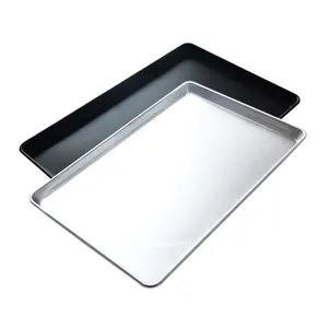 Plaque de cuisson antiadhésive de haute qualité en aluminium/acier en aluminium plaque de cuisson pain ou gâteau plaque de cuisson pour four