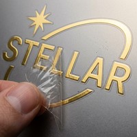 Autocollant en vinyle 3D gaufré personnalisé, durable, imperméable, résistant au gel, résistant à la chaleur, pour congélateur et cosmétiques