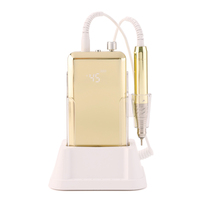 Machine à ongles électrique rechargeable sans balais, étanche, robuste, 45 000 tr/min, pour le retrait de vernis gel acrylique (IMD)