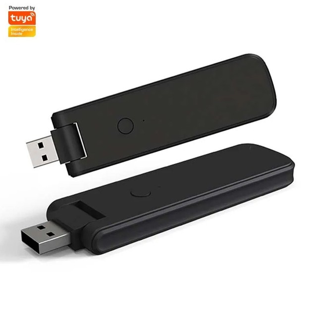 Tuya Universal Smart WiFi USB Hub for TV Box Home Automation App Control IR/RF Remote Support 100m Range IOS/Android Compatible