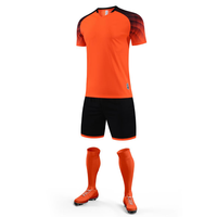 Ensemble maillot et short de football personnalisé sublimé, anti-transpiration, pour match d'équipe de club