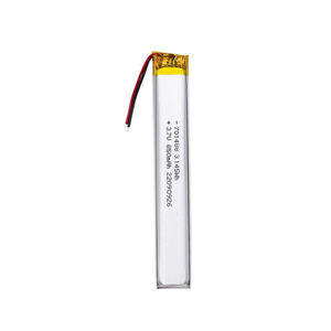 แบตเตอรี่ลิเธียมไอออนแบบแคบ701488 <span class=keywords><strong>3</strong></span>.7V 850mAh - Product Image 2