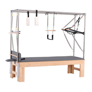 Ensemble de cinq échelles de Pilates en érable durables pour les studios de <span class=keywords><strong>yoga</strong></span> commerciaux, équipement d'entraînement d'étirement, <span class=keywords><strong>posture</strong></span> féminine - Product Image 2