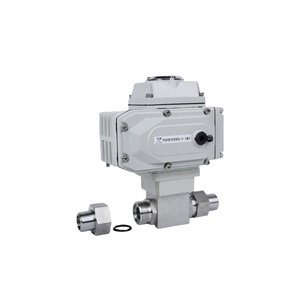 Katup Bola Tekanan Tinggi Listrik Q911N-320P Sambungan Ulir NPT Pengelasan Katup Pengatur Hidrolik Gas Alam CNG OEM - Product Image 5