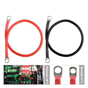 CNSPEED 5AWG Battery <b>Charging</b> <b>Cable</b> 16 Sq Mm Copper Silicone Wire With Ring Terminal For Repair And Replacement - Product Image 2