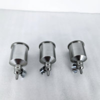 Gobelet de pulvérisation en acier inoxydable de 50 ml, gobelet à peinture incassable, acier inoxydable épaissi, résistant à l'usure et à la corrosion