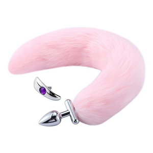 رائع الثعلب/ذيل الكلب المعادن فروي الشرج ألعاب جنسية بعقب المكونات اللعوب الشرج المكونات للنساء البرية ذيل القط الكبار لعبة - Product Image 2