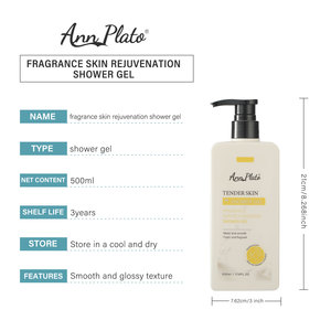 Gel Doccia Naturale a Base di Erbe 500ML con Niacinamide, Sbiancante e Idratante, Ringiovanimento della Pelle, Vendita all'Ingrosso - Product Image 2