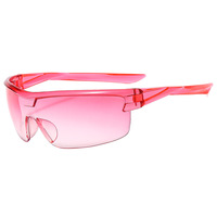 Lunettes de soleil sport unisexe nouvelle génération transfrontalières, verres monobloc pour cyclisme en extérieur, protection anti-vent UV400, non polarisées
