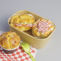 Papier ciré de qualité alimentaire personnaliser le logo papier d'emballage sulfurisé PE Wax Burger