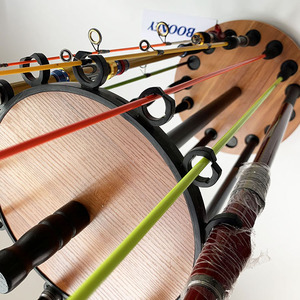 Booney 15 pièces présentoir <span class=keywords><strong>de</strong></span> canne à pêche en <span class=keywords><strong>bois</strong></span> canne à pêche <span class=keywords><strong>support</strong></span> 15 pièces - Product Image 2