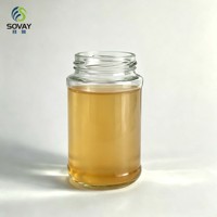 Stoples Kaca Slim Straight 400ml, Wadah Kosong Berpenutup Ulir untuk Chutney, Acar, dan Penyimpanan Rumah Tangga