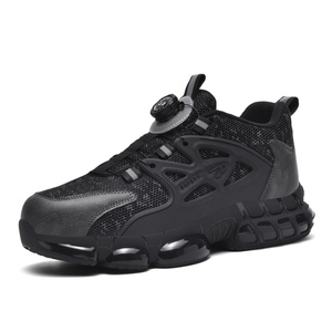 US 13 EUR 47 Zapatos <span class=keywords><strong>DE</strong></span> TRABAJO acolchados ergonómicos Calzado industrial Punta <span class=keywords><strong>de</strong></span> acero Anti impacto Resistente a pinchazos Zapatos <span class=keywords><strong>de</strong></span> seguridad <span class=keywords><strong>de</strong></span> encaje fácil - Product Image 2