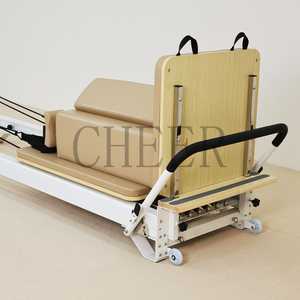 Appareil <span class=keywords><strong>de</strong></span> Pilates Reformer avec cadre en aluminium, logo et couleur personnalisés, pour studio et entreprise - Product Image 5