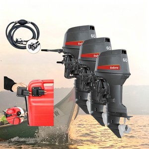 Moteur 2 temps 60 CV compatible avec un arbre court ou long pour bateaux de pêche - Product Image 3