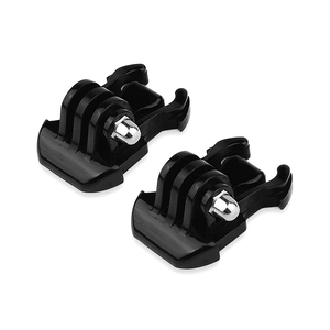 Adaptador de montaje para <span class=keywords><strong>GoPro</strong></span> <span class=keywords><strong>HD</strong></span> Hero 6 5 4 3 2 1 3 + Cámara, hebilla de liberación rápida, soporte básico, hebilla plana, Base para casco - Product Image 4