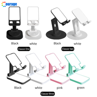 Nouveau support de téléphone support de sublimation support de téléphone portable en plastique vierge supports de téléphone imprimables avec des blancs de sublimation pour bureau