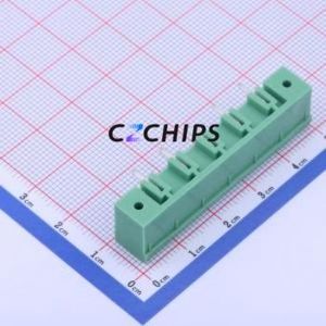 KF2EDGRM-7.5-5P Plug-in Terminal Block Bent Lead Through Hole,P=7.5mm Board-to-Board / Socket - Closed Screw Fixing 1x5P 7.5mm - Product Image 2