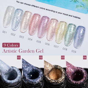 Preço de Fábrica, Amostras Grátis: Glitter para Unhas à Venda, Gel de Unha Artístico Profissional 15ml TPo/HEMA Free - Product Image 3