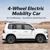 Véhicule de Mobilité Électrique d'Usine 2026, Voiture 4 Roues pour Passagers, Hybride Essence-Électrique à Autonomie Étendue avec Climatisation