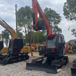 Mini pelle sur chenilles Hitachi ZX70 d'origine japonaise d'occasion Pelles hydrauliques de 7 tonnes Mini pelle Zx60 EX60 ZX120 ZX200 - Product Image 3