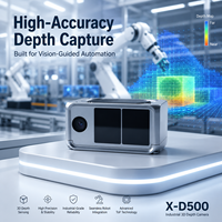 Capteur optique 3D ToF X-D500 pour machine de test, R&D, mesure scientifique, automatisation industrielle, système de caméra LiDAR, 8m