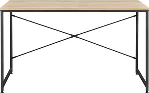 โมเดิร์นไม้บ้านสำนักงานตารางเฟอร์นิเจอร์สำนักงานโต๊ะคอมพิวเตอร์โต๊ะผู้บริหารโลหะเหล็กโต๊ะทำงาน - Product Image 5