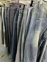 Pantalones vaqueros holgados de segunda mano para mujer y hombre, de algodón, estilo boyfriend, para verano, en pacas, precio de fábrica
