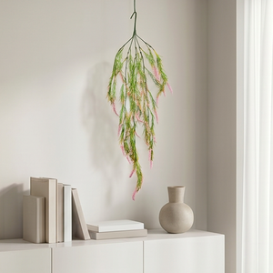 Planta Artificial de Hierba Rosa Colgante, Enredadera Floral Decorativa para Hogar, Balcón, Jardín, Pared y Decoración de Eventos - Product Image 2