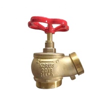 Vanne d'hydrant DN40, connecteurs à double colonne sèche pour conduite d'incendie