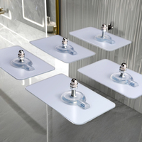 Cintres muraux simples adhésif fort en plastique placard armoire étagère chevilles clous en acier inoxydable pour cuisine salon affiche vis