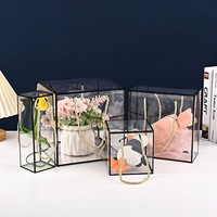 Boîte cadeau personnalisée en plastique transparent PET, impression personnalisée, PVC plié, protection UV, pour cadeaux de mariage, emballage de bonbons
