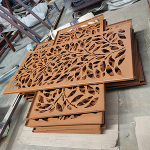 Cercas DE PANTALLA DE PRIVACIDAD DE METAL personalizadas Paneles de fachada de jardín para exteriores e interiores Pantallas decorativas para jardín - Product Image 1