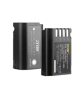ZITAY DMW-BLK22 डुअल स्लॉट बैटरी चार्जर LDC डिस्प्ले चार्जर के साथ S5/S52/GH6 के साथ संगत