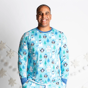 Đồ ngủ nam, quần ngủ nam, bộ đồ ngủ dài tay, đồ ngủ dệt kim nam, in logo theo yêu cầu, số lượng lớn - Product Image 5