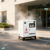 Système de brumisation automatique anti-moustiques en acier inoxydable 100 bars avec capteur intelligent pour la répulsion des nuisibles dans les fermes, les jardins et les espaces extérieurs