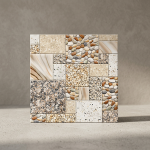 Dalles de parking en porcelaine émaillée mate Dubai Firebrick Rustic 16x16 pouces, 12 mm, antidérapantes, résistantes, pour sols extérieurs - Product Image 5